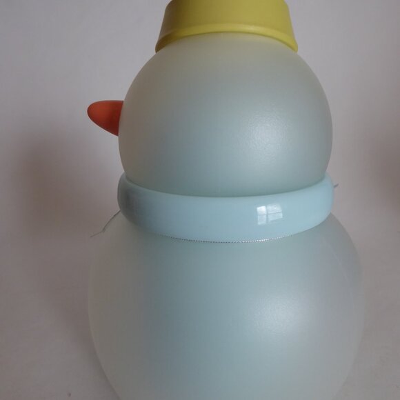 NEW 2000 WINTER CHRISTMAS SNOWMAN PLASTIC ICE BUCKET COCKTAIL BAR DECOR #9290 - Picture 7 of 16